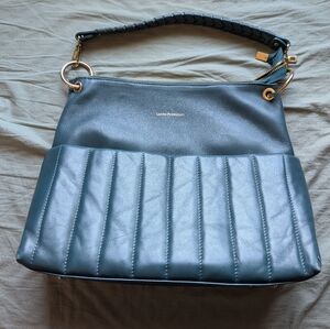 Luana Ferracuti Quilted Leather Shoulder Hobo Bag Green